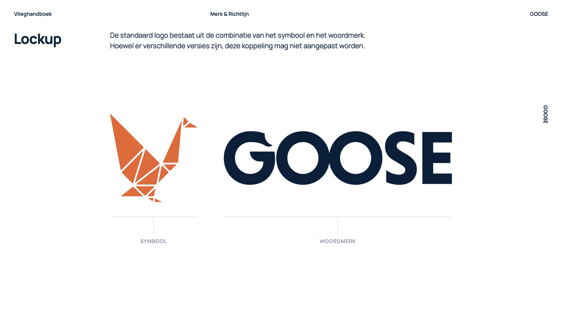 GOOSE VPN Vlieghandboek brand logos